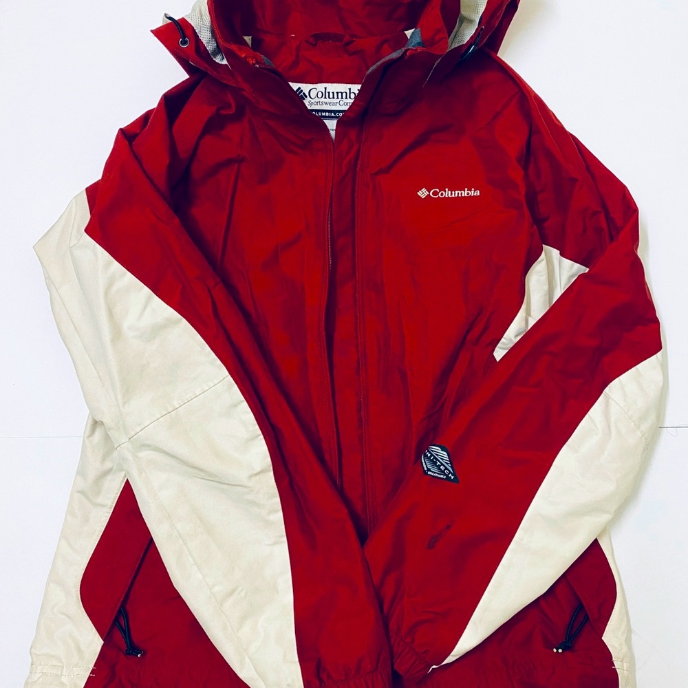 Columbia In-Tech Water Proof Zip down red coat sm